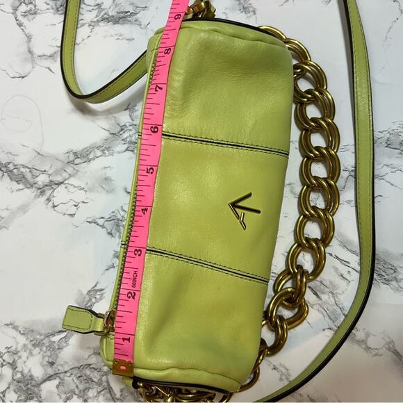 MANU ATELIER Mini Cylinder Bag Green crossbody chain - Picture 8 of 10
